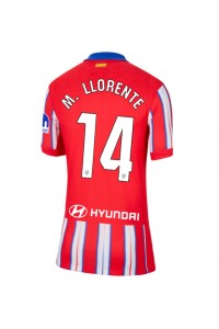 Atletico Madrid Marcos Llorente #14 Fotballdrakt Hjemme Klær Dame 2024-25 Korte ermer